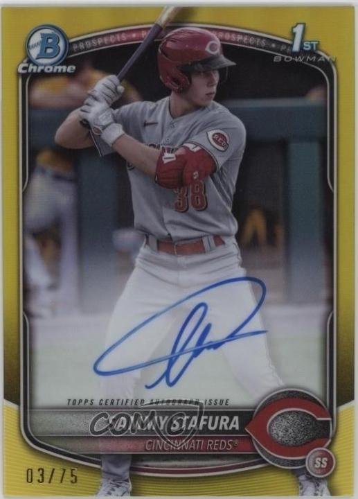 Sammy Stafura [Yellow Mojo Refractor] #CPA-SS