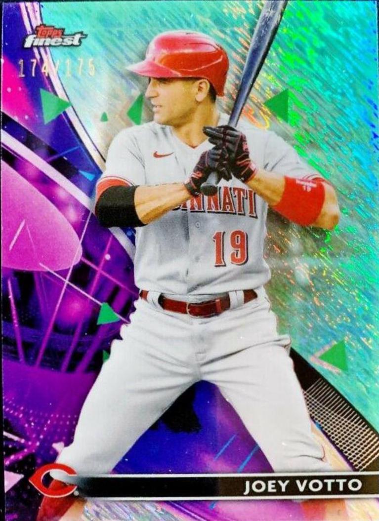 Joey Votto [Aqua Shimmer Refractor] #21