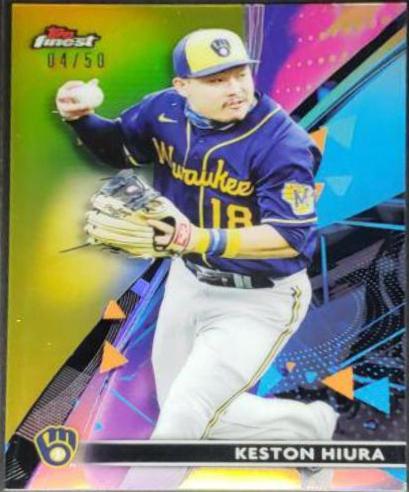 Keston Hiura [Gold Refractor] #104