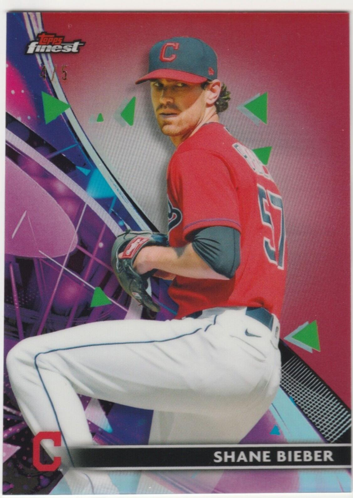 Shane Bieber [Red Refractor] #98