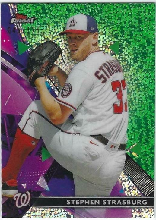 Stephen Strasburg [Green Speckle Refractor] #51