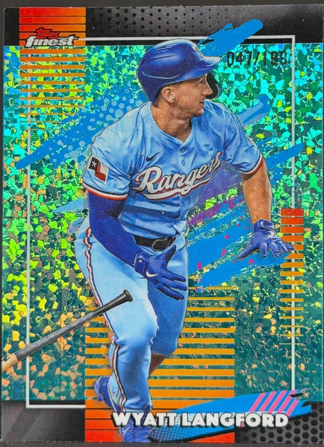 Wyatt Langford [Aqua Mini Diamond] #178