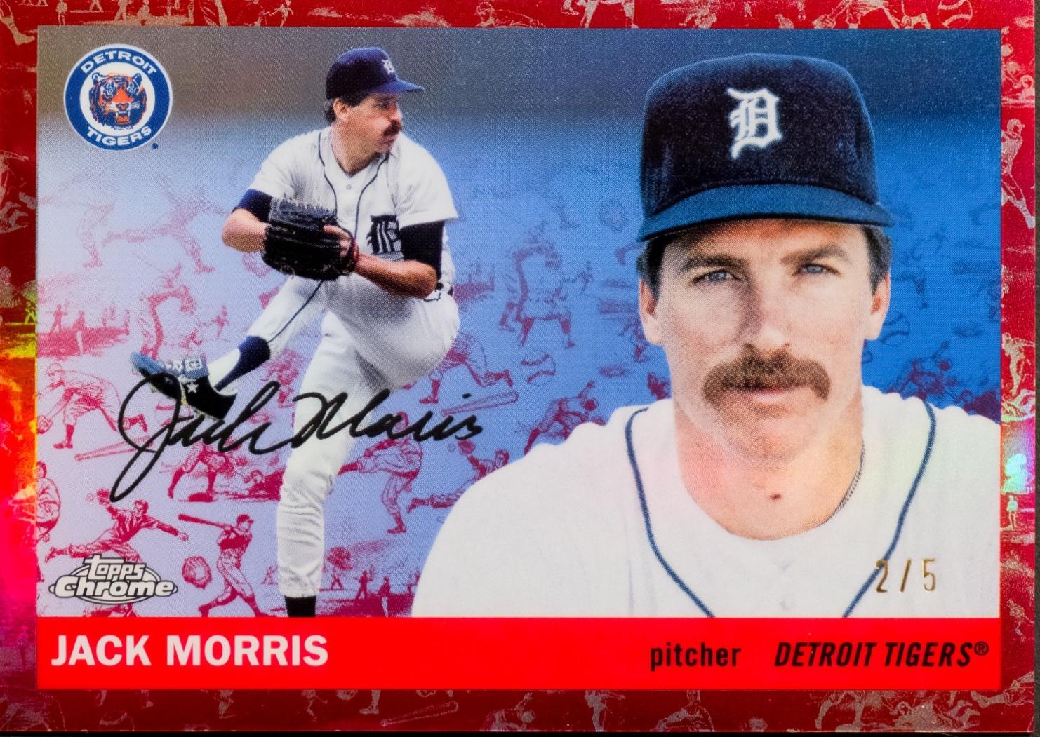 Jack Morris [Toile Cream Red Refractor] #478