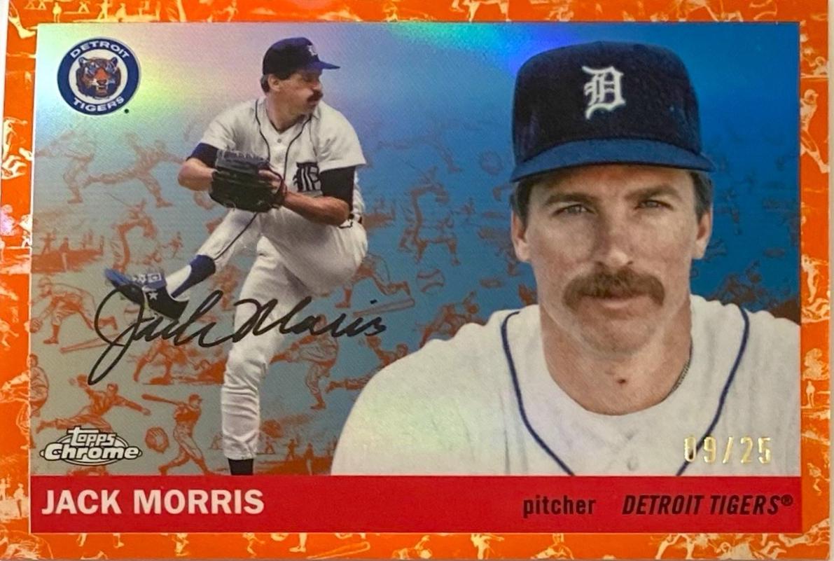 Jack Morris [Toile White Orange Refractor] #478