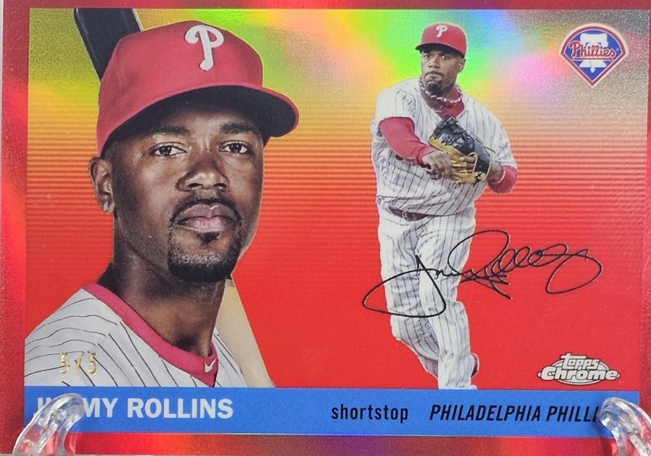 Jimmy Rollins [Red Refractor] #423