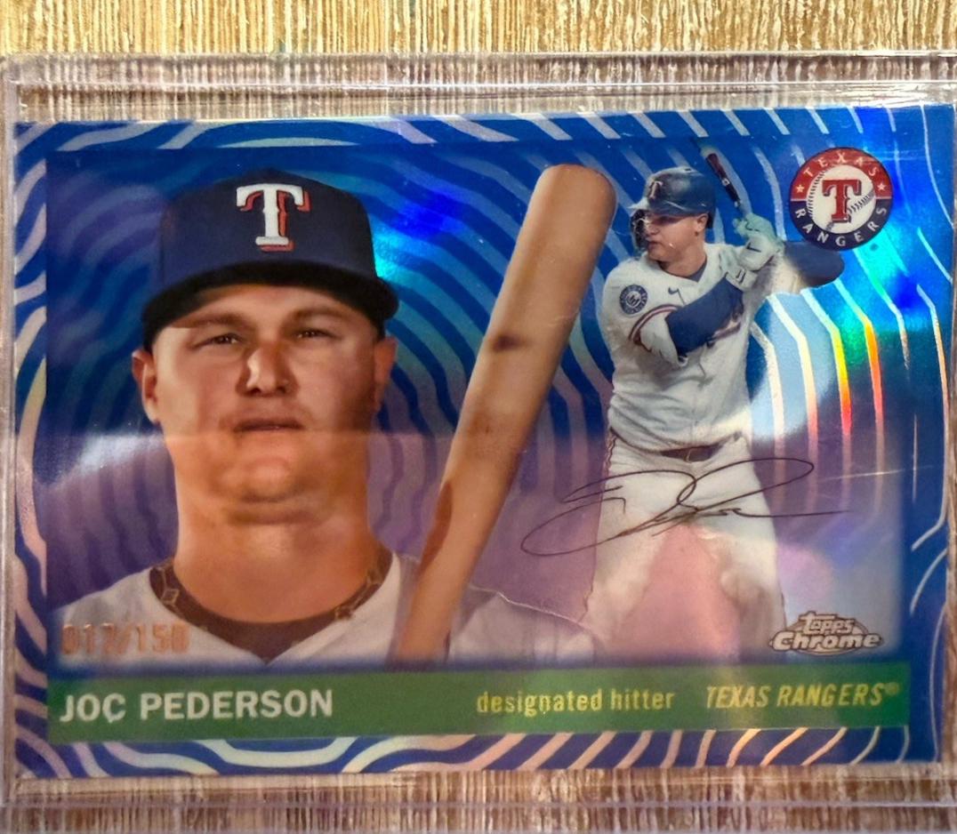 Joc Pederson [Blue Vibrations Refractor] #54