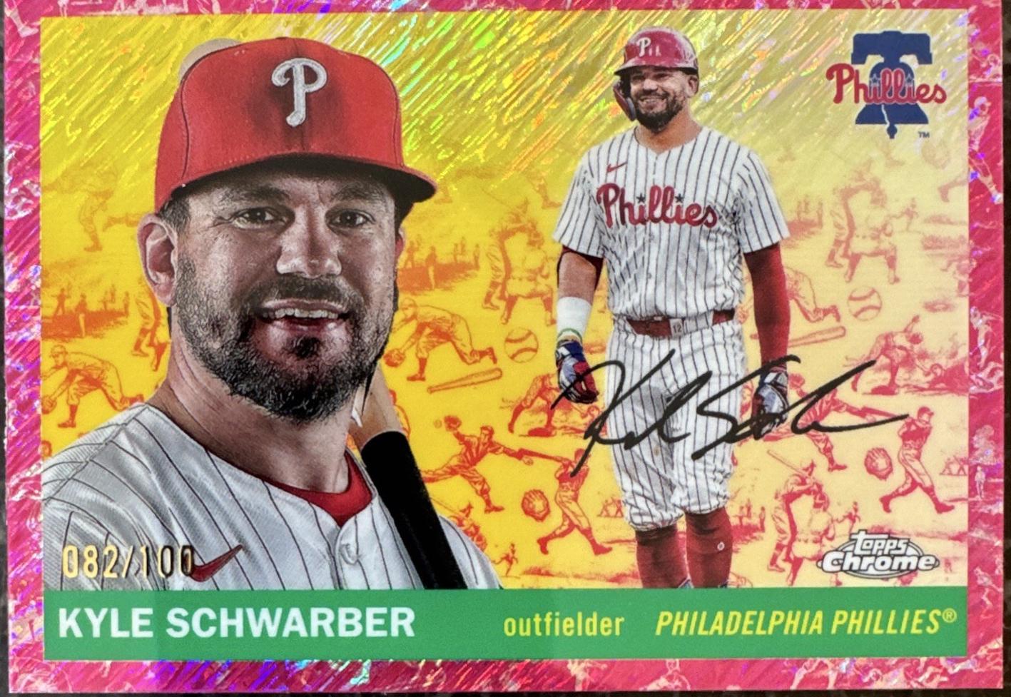 Kyle Schwarber [Toile Cream Fuchsia Shimmer] #175