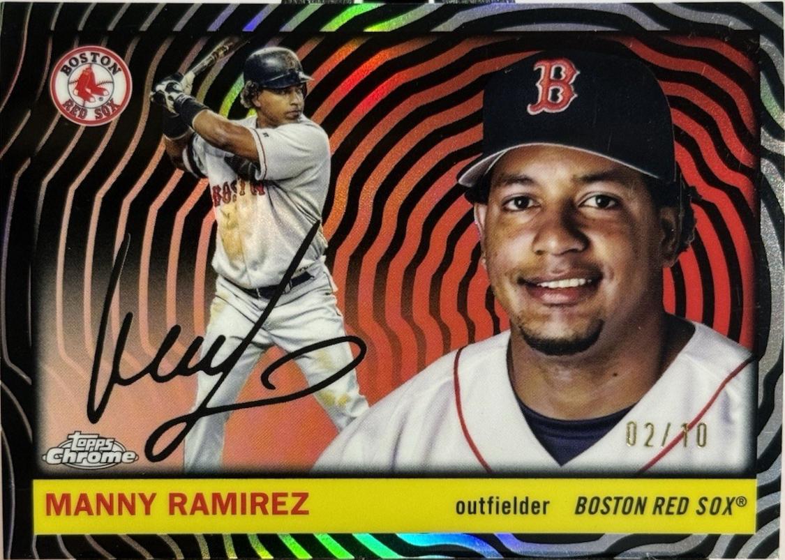 Manny Ramirez [Black Vibrations Refractor] #225