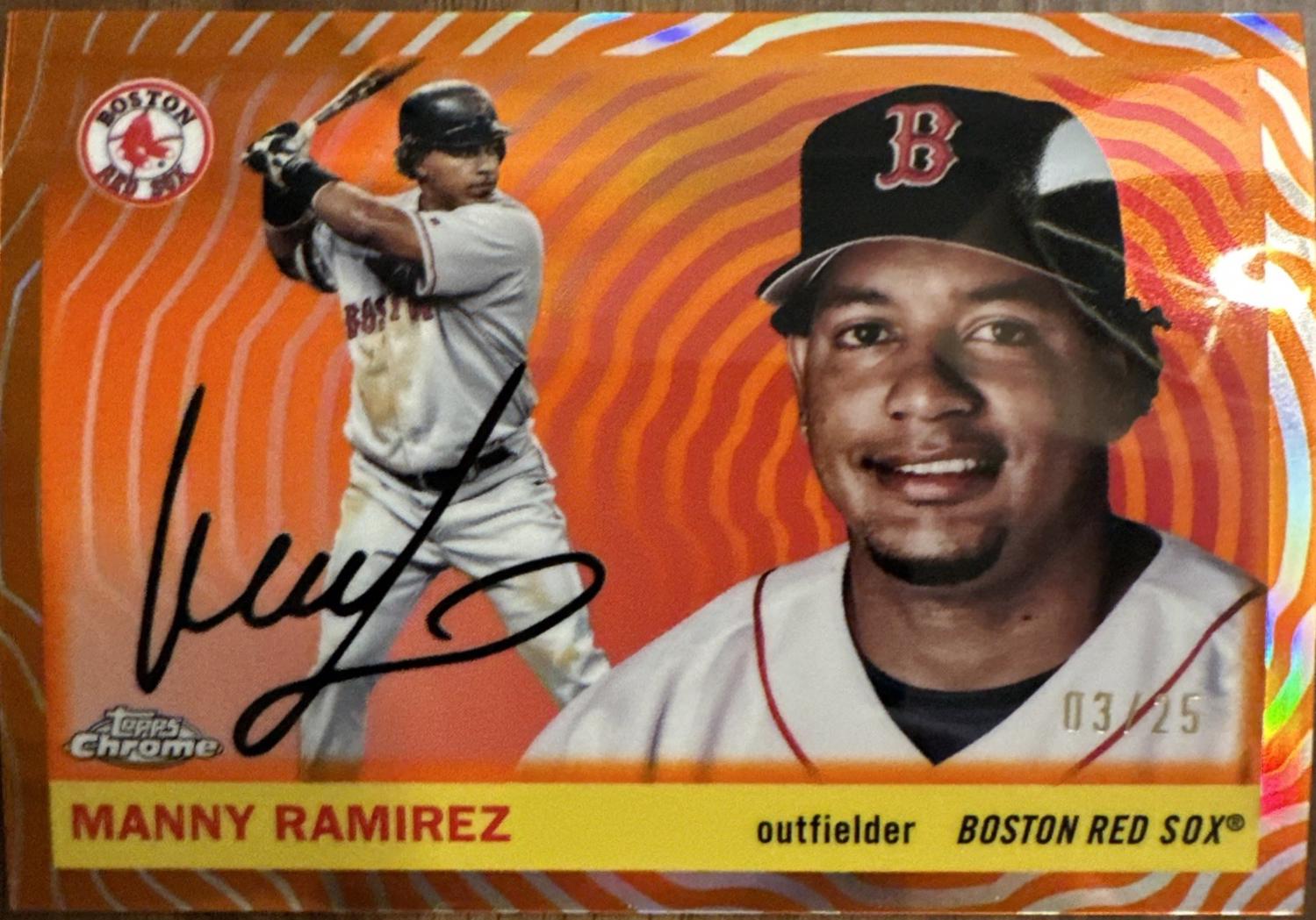 Manny Ramirez [Orange Refractor] #225