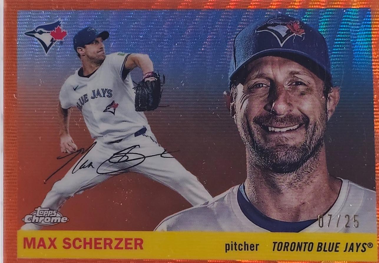 Max Scherzer [Orange Wave] #109