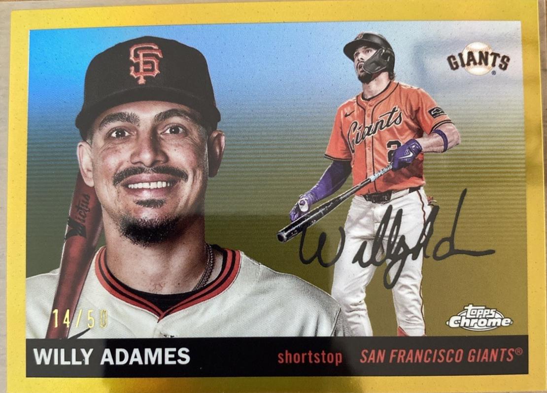 Willy Adames [Gold Refractor] #170