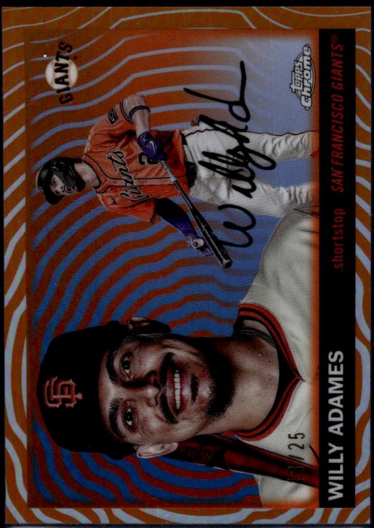 Willy Adames [Orange Vibrations Refractor] #170