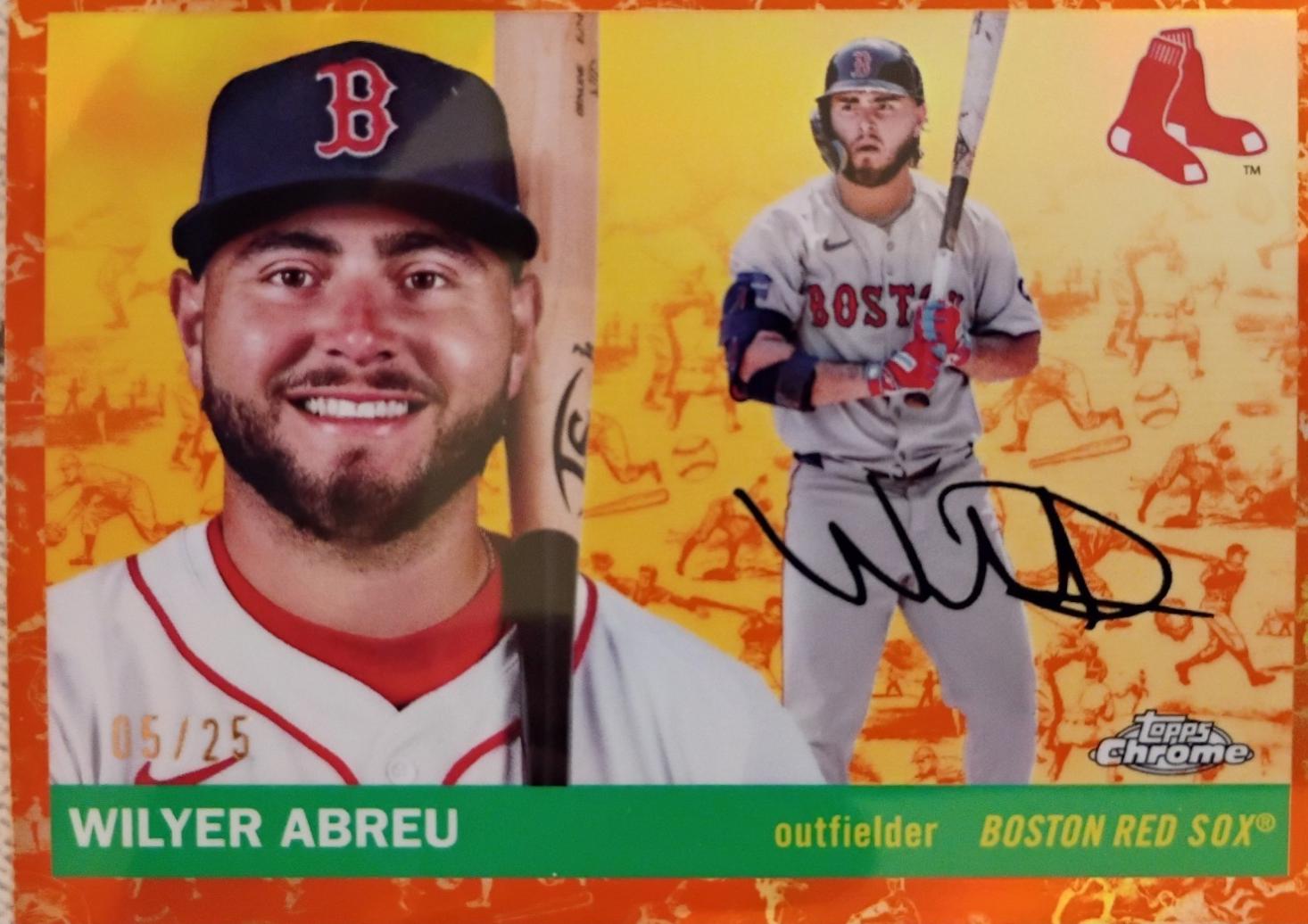 Wilyer Abreu [Toile White Orange Refractor] #56