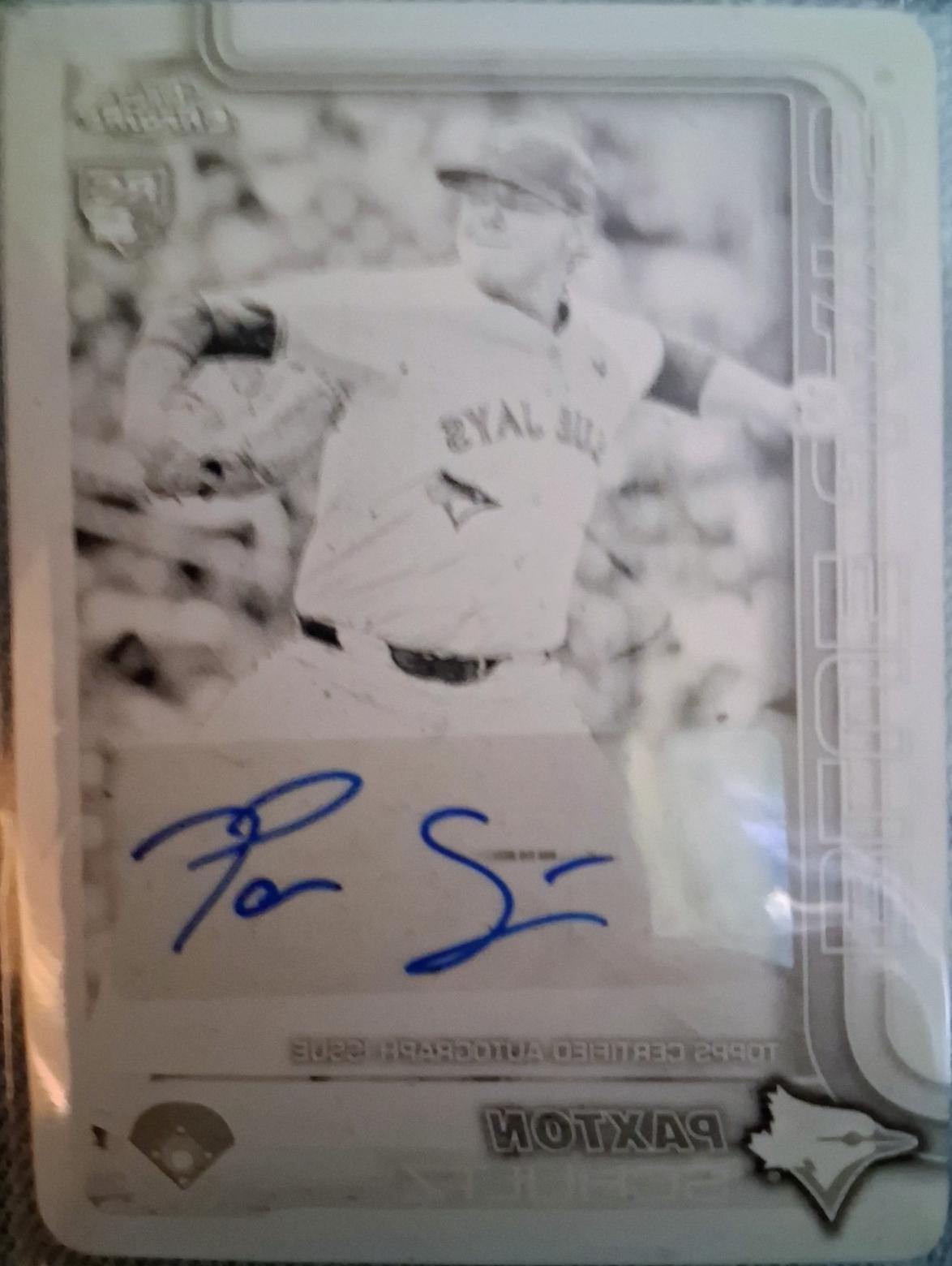 Paxton Schultz [Printing Plate] #AC-PS