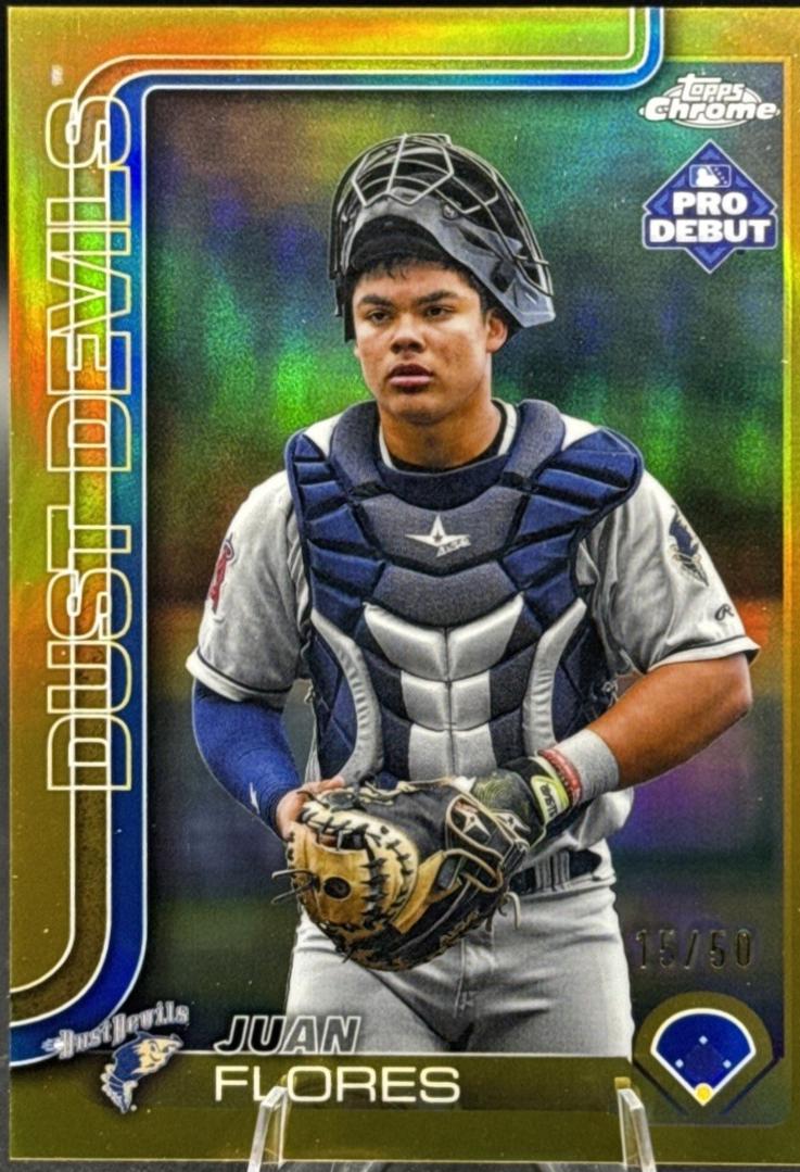 Juan Flores [Gold Refractor] #PDC-58