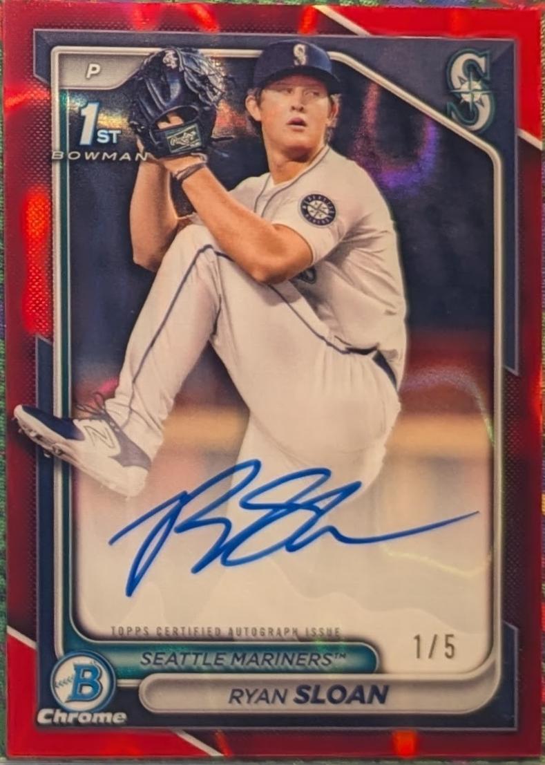 Ryan Sloan [Red Lava Refractor] #CPA-RS