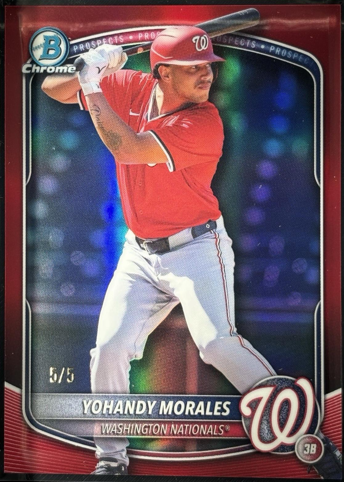 Yohandy Morales [Red Geometric] #BDC-177