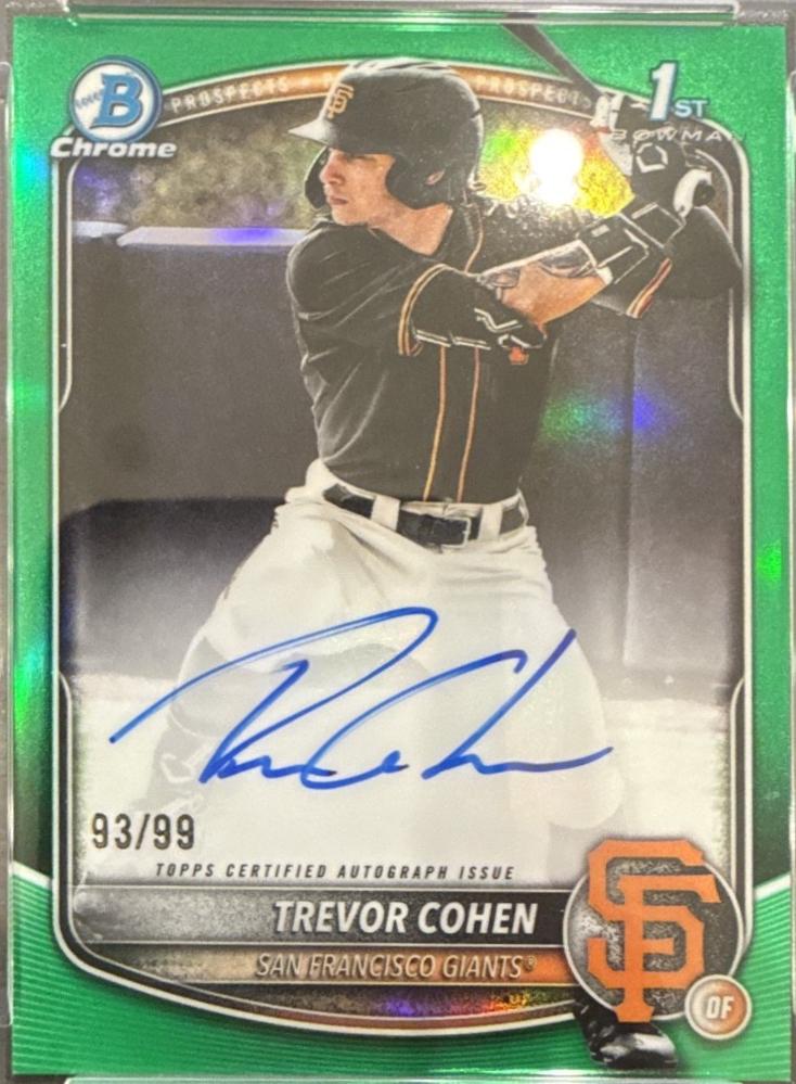 Trevor Cohen [Green Refractor] #CPA-TC
