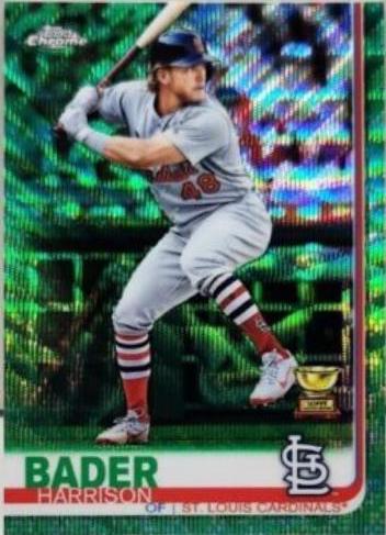 Harrison Bader [Green Wave Refractor] #13
