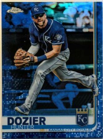 Hunter Dozier [Blue Refractor] #166