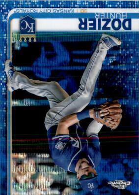 Hunter Dozier [Blue Wave Refractor] #166