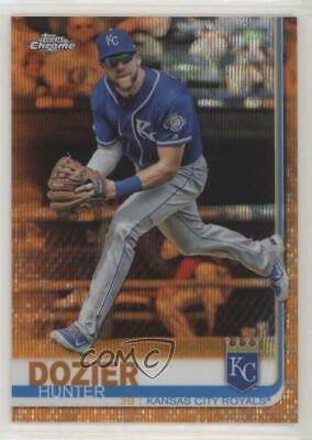 Hunter Dozier [Orange Wave Refractor] #166