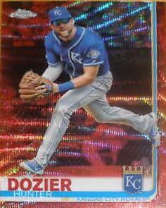 Hunter Dozier [Red Wave Refractor] #166