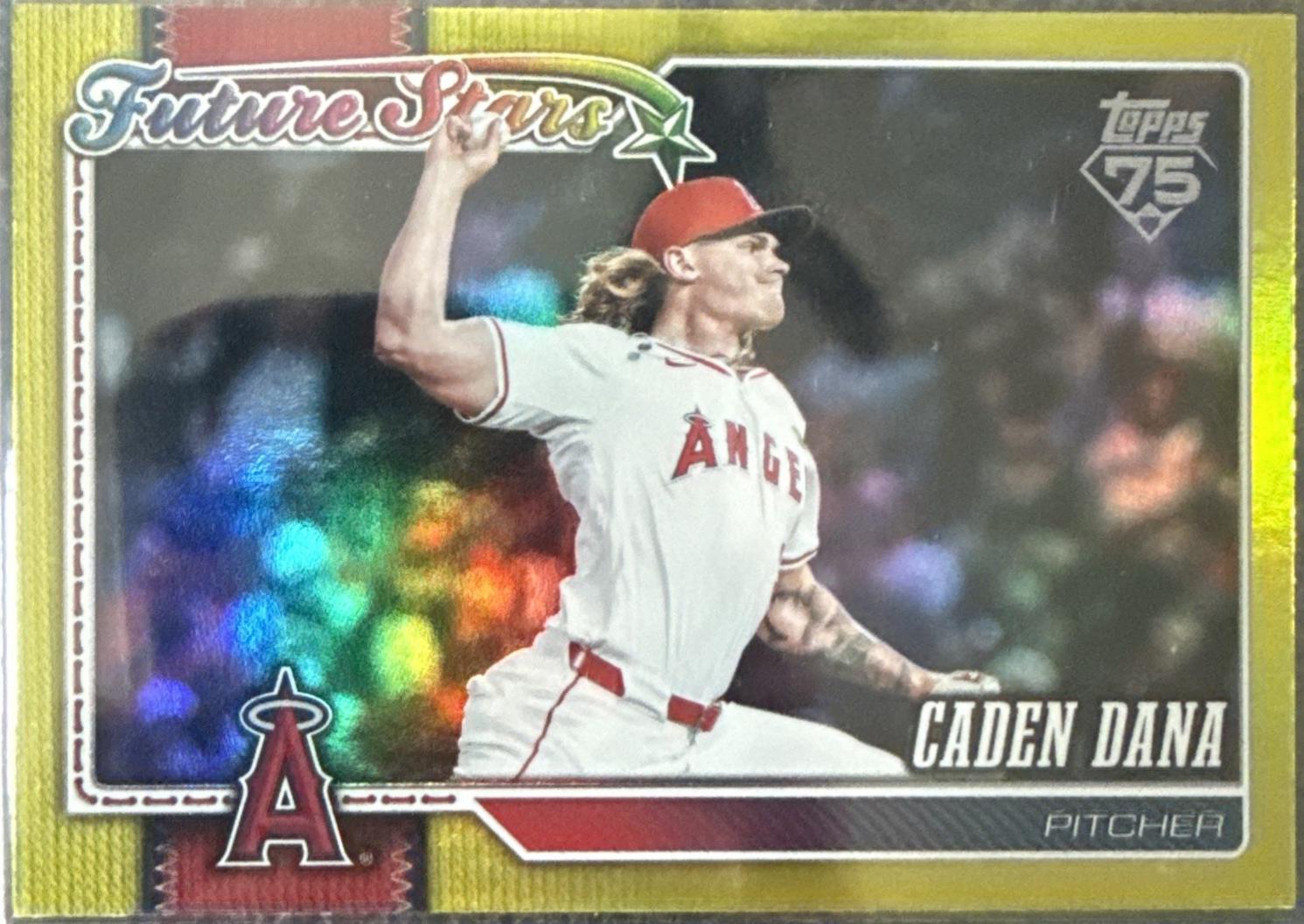 Caden Dana [Yellow Rainbow Foil] #617