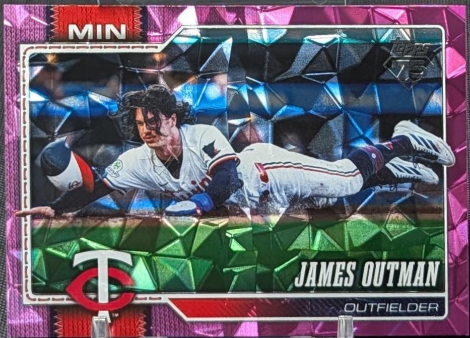 James Outman [Pink Diamante Foil] #489