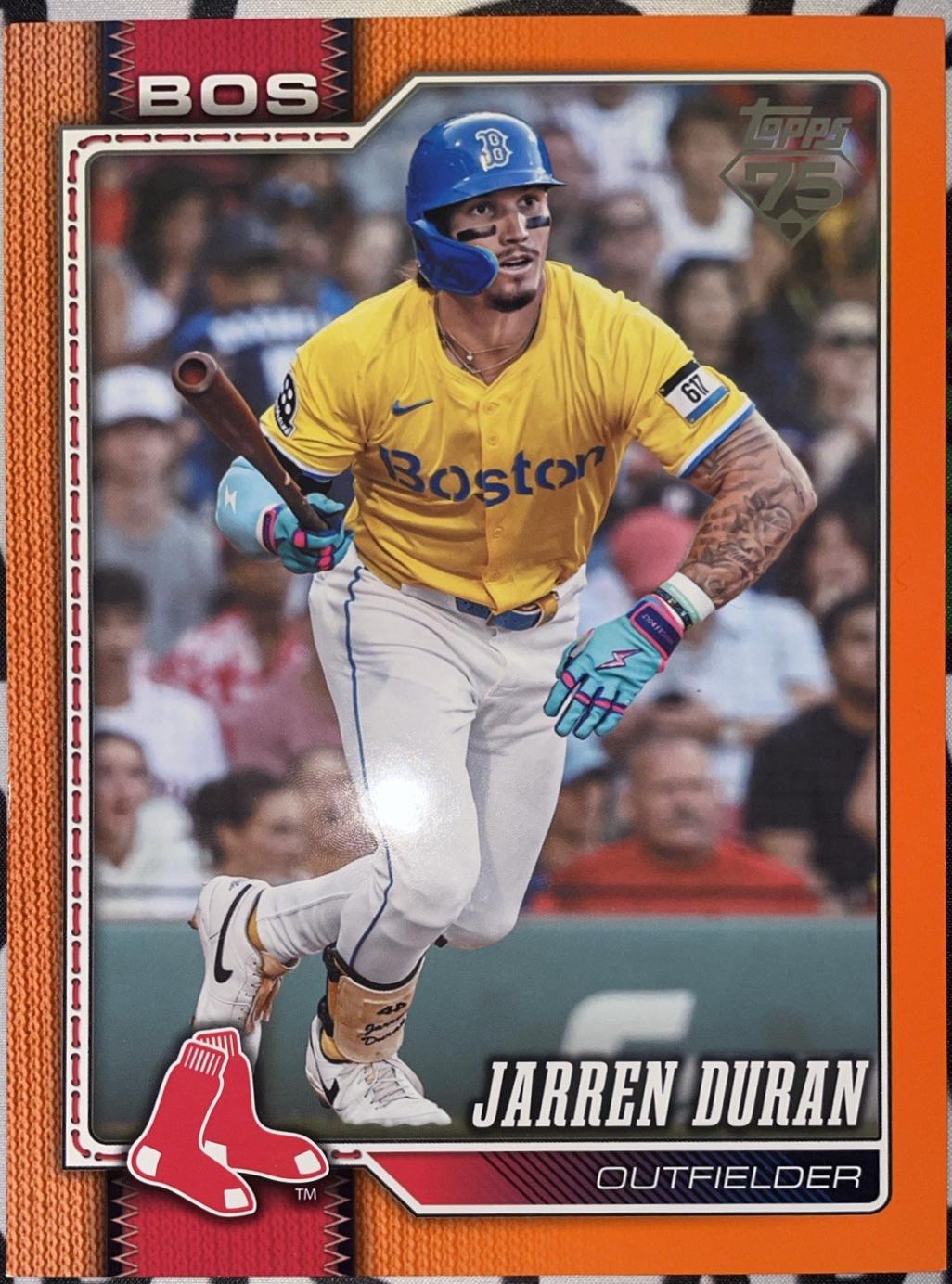 Jarren Duran [Orange Oversized] #560