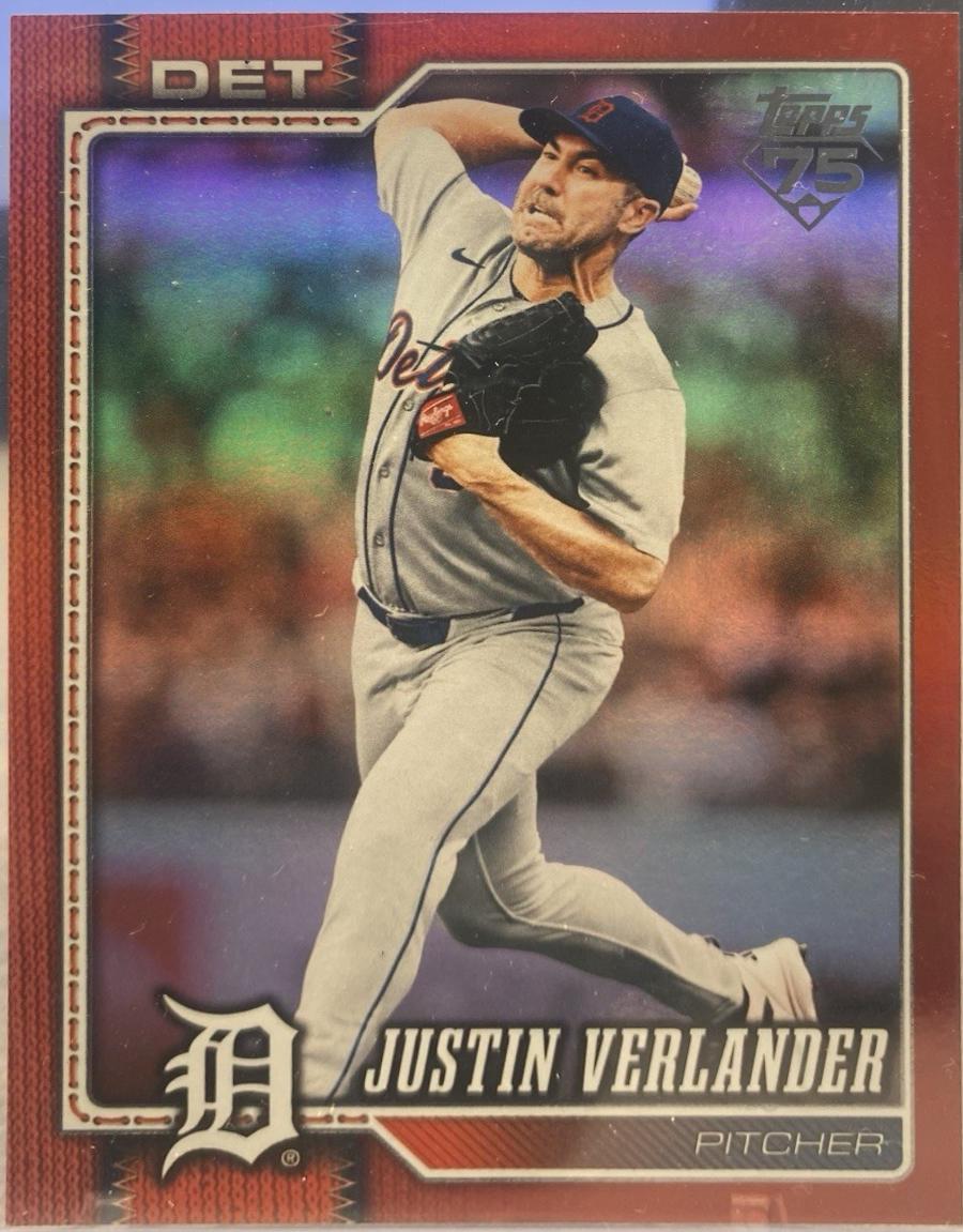 Justin Verlander [Holo Foil Red] #415