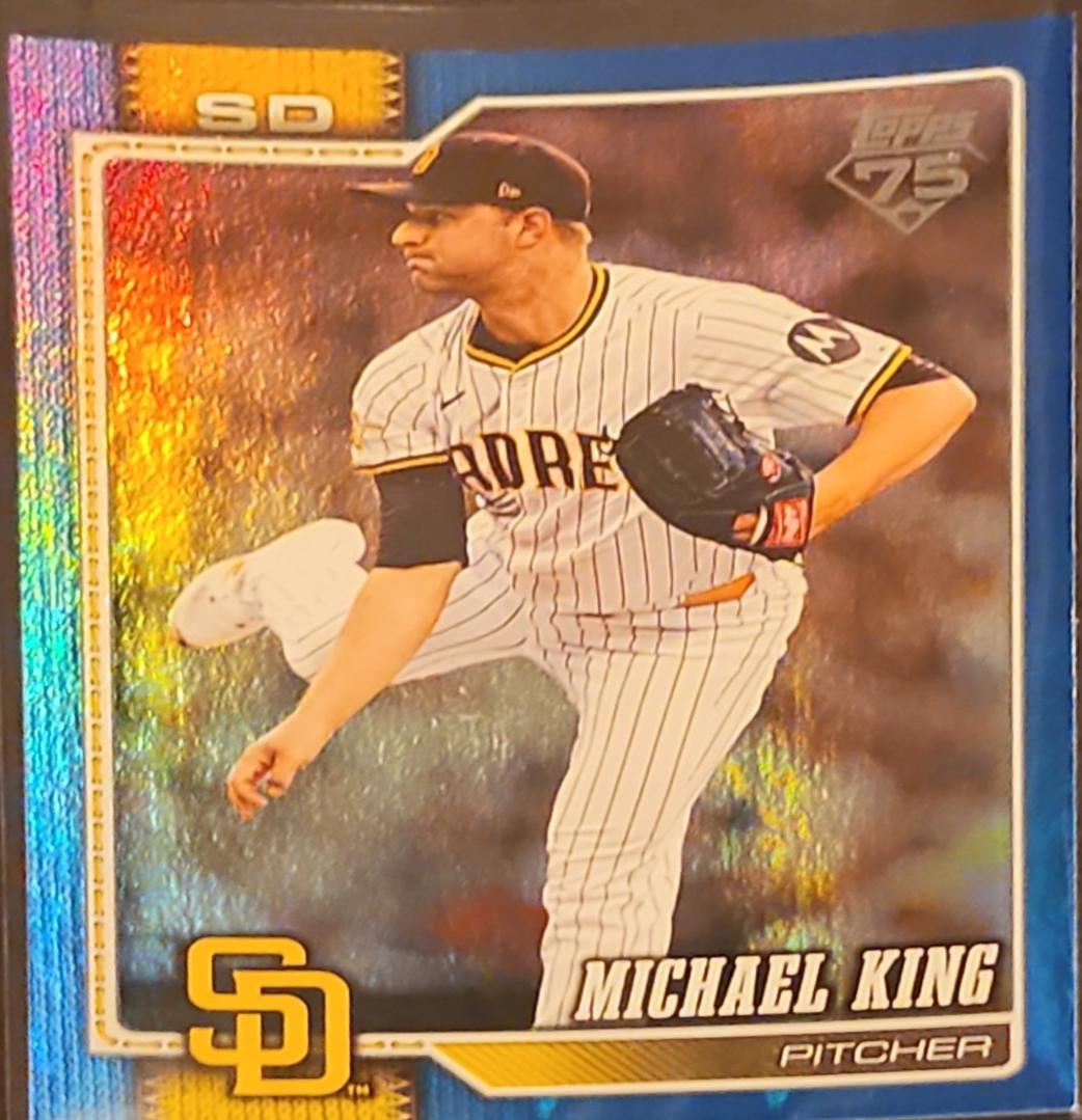 Michael King [Blue Rainbow Foil] #558
