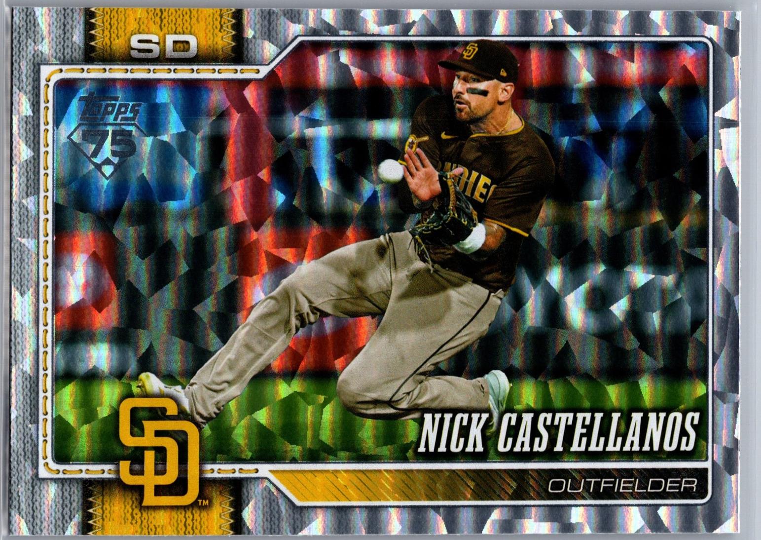 Nick Castellanos [Silver Crackle Foil] #437