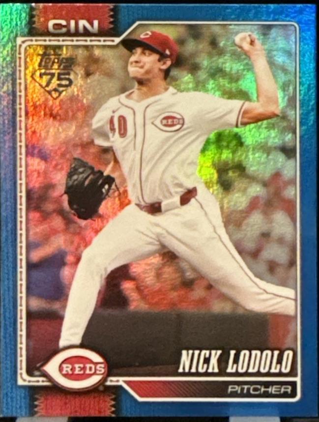 Nick Lodolo [Blue Rainbow Foil] #643