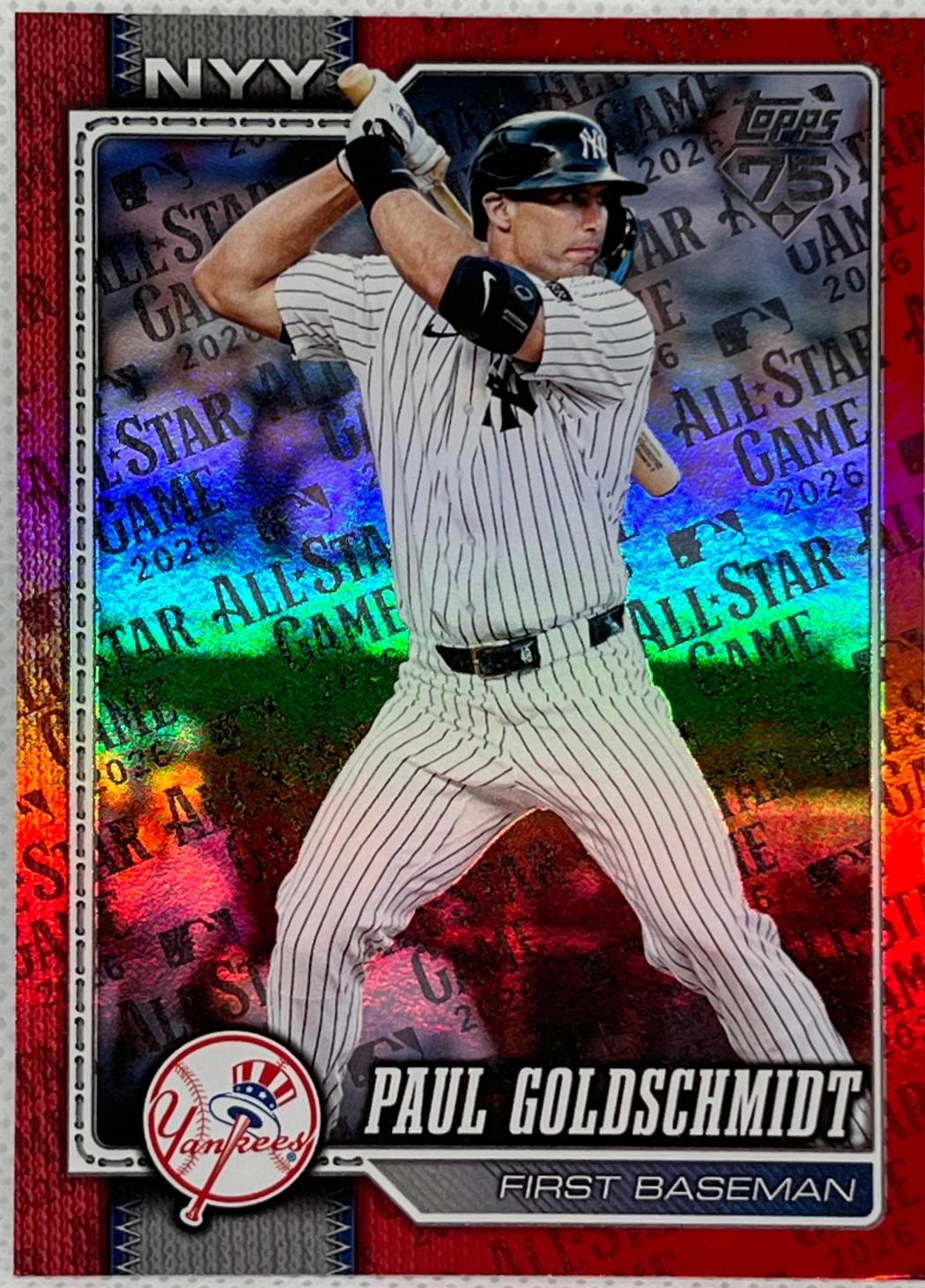 Paul Goldschmidt [Red Diamante Foil] #597