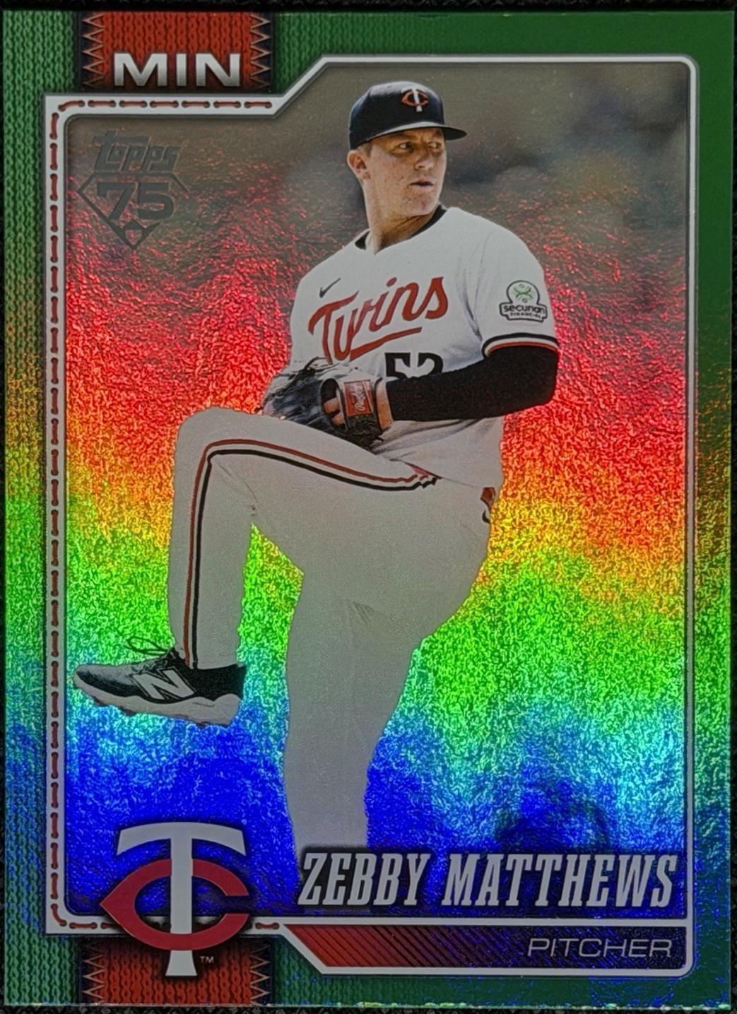 Zebby Matthews [Green Diamante Foil] #606