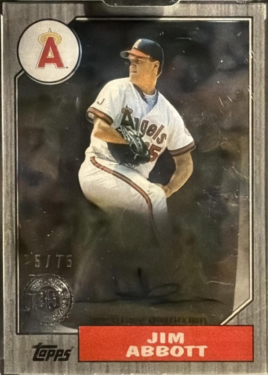 Jim Abbott [Black] #87TBA-JA