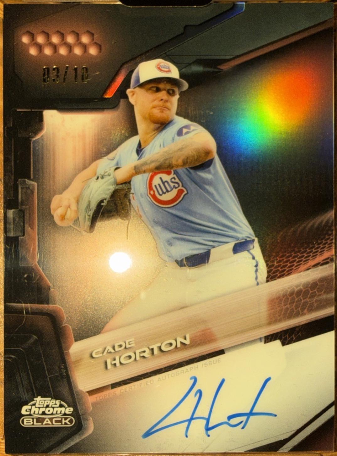 Cade Horton [Rose Gold Refractor] #CBA-CH