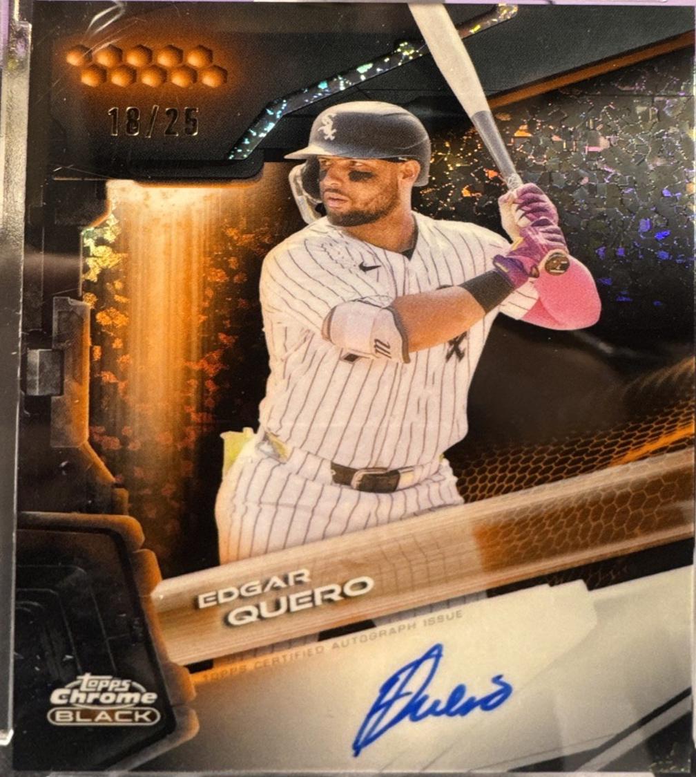 Edgar Quero [Orange Mini-Diamond Refractor] #CBA-EQ