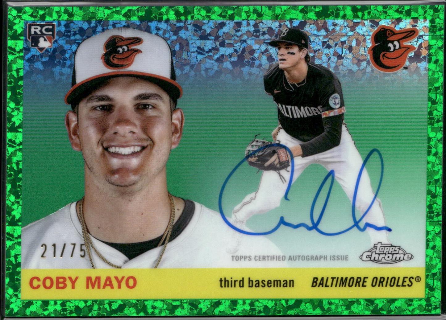 Coby Mayo [Green Mini-Diamond] #CPA-CMA
