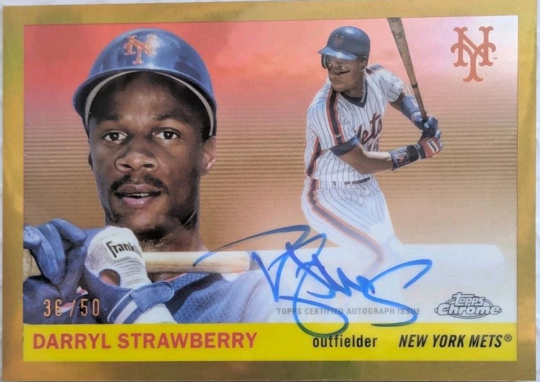 Darryl Strawberry [Gold Refractor] #CPA-DS
