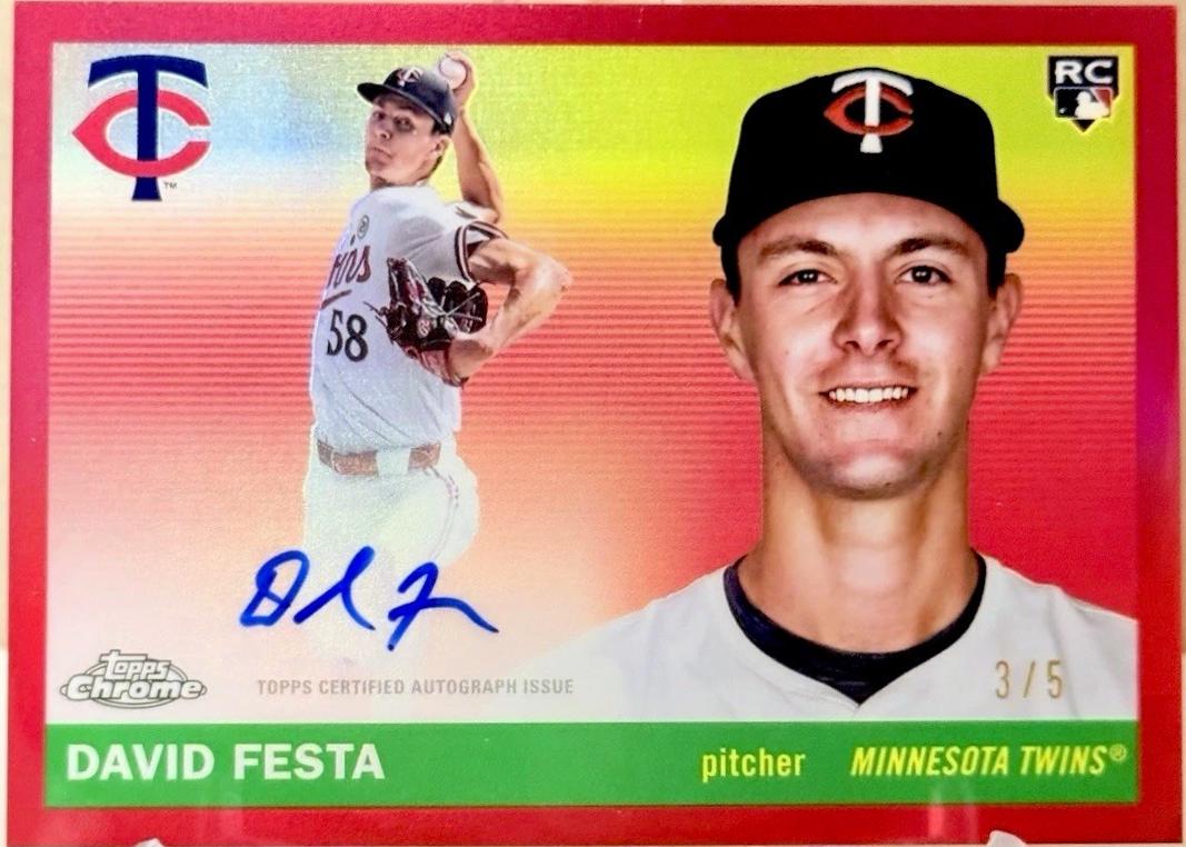 David Festa [Toile Cream Red Refractor] #CPA-DF
