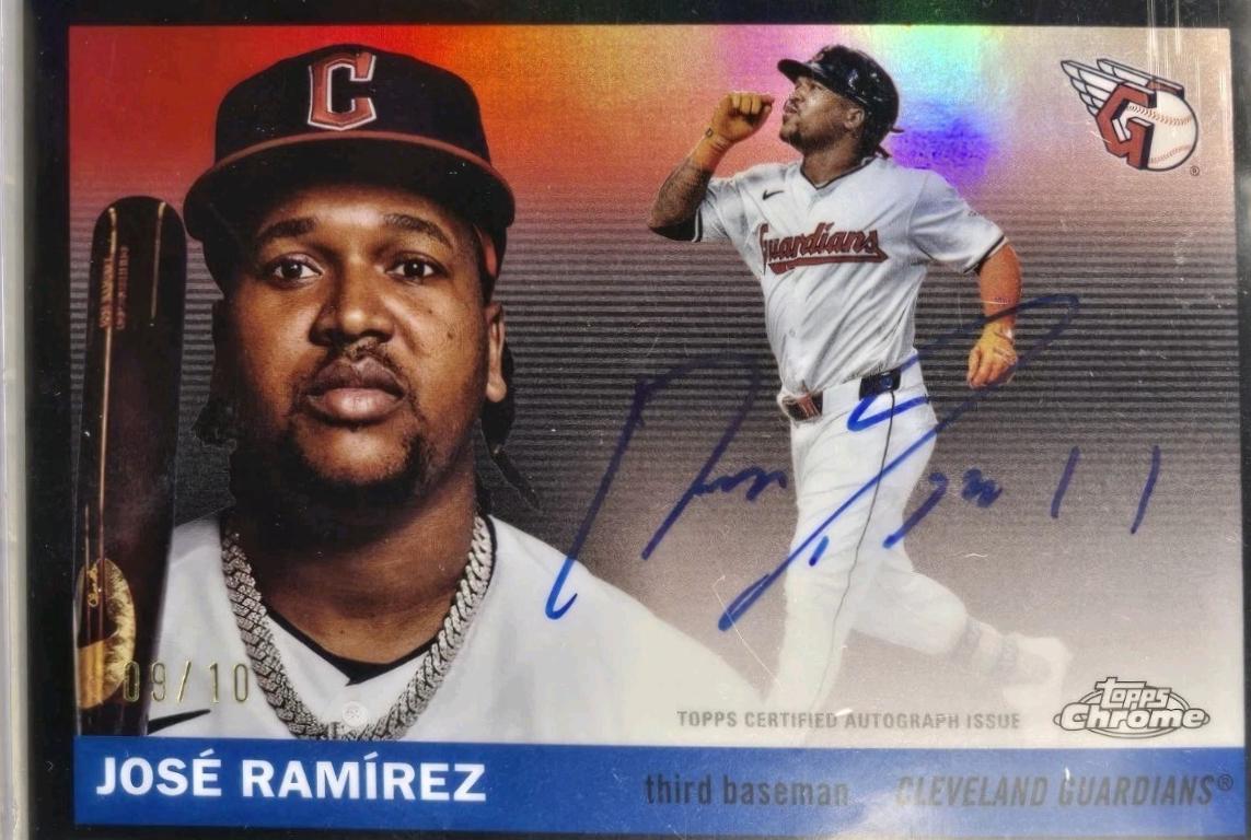 Jose Ramirez [Black Refractor] #CPA-JRA