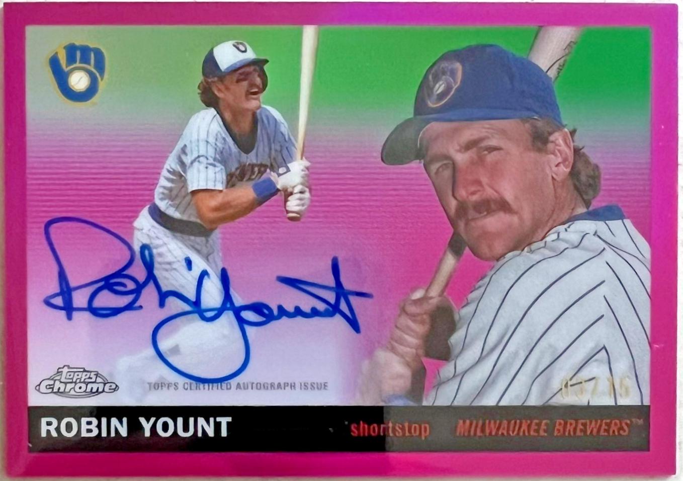 Robin Yount [Pink] #CPA-RY