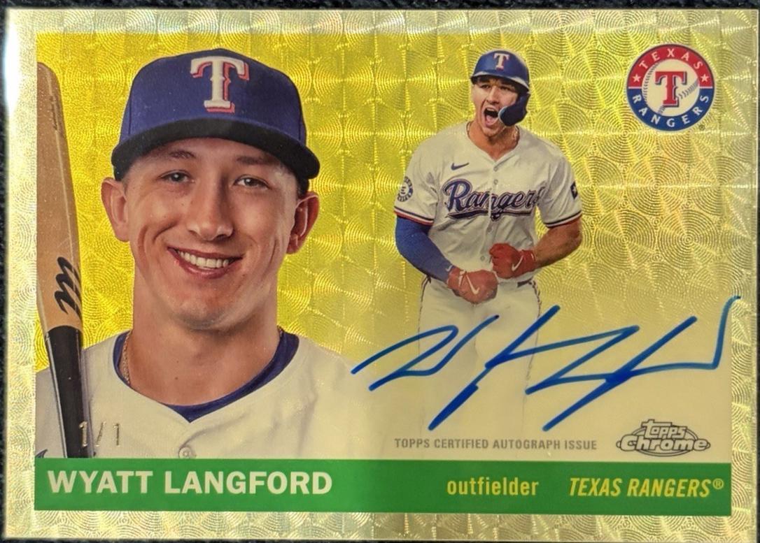Wyatt Langford [Superfractor] #CPA-WL