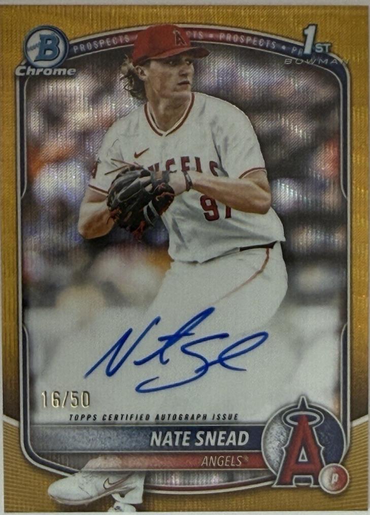 Nate Snead [Gold Refractor] #CPA-NSN