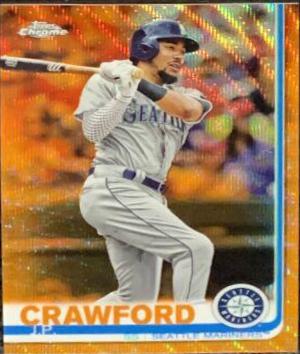 J.P. Crawford [Orange Wave Refractor] #15