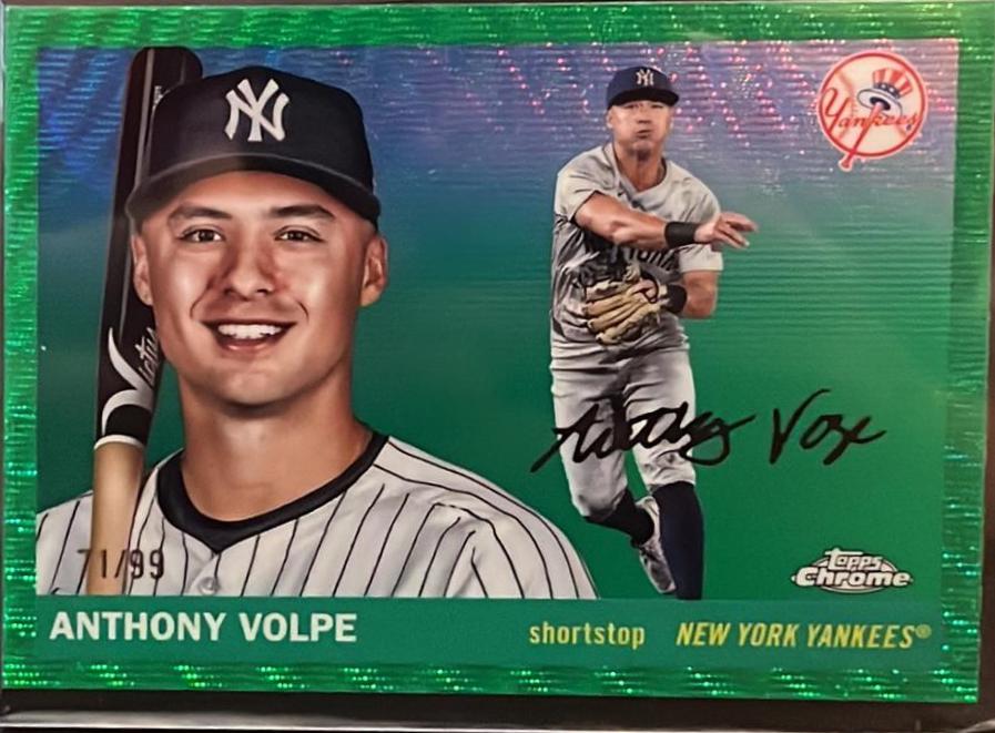 Anthony Volpe [Green Wave Refractor] #162
