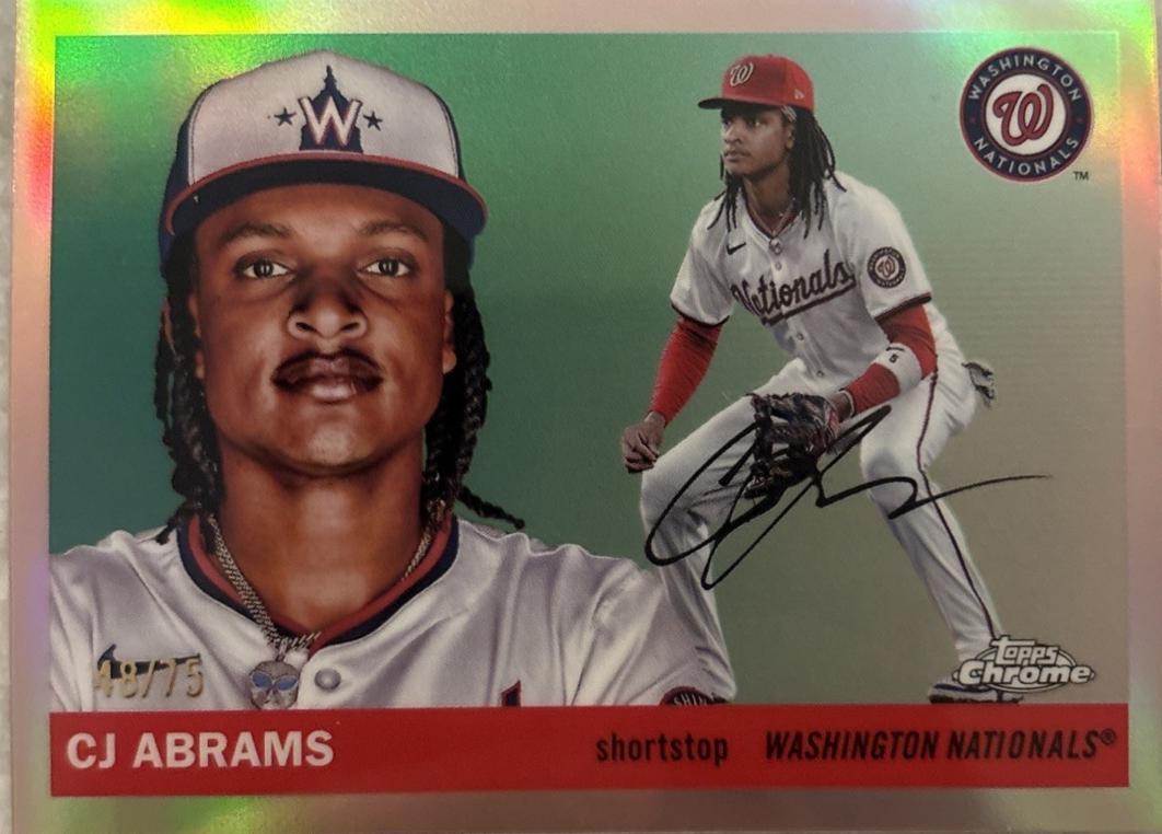 CJ Abrams [Rose Gold Refractor] #101