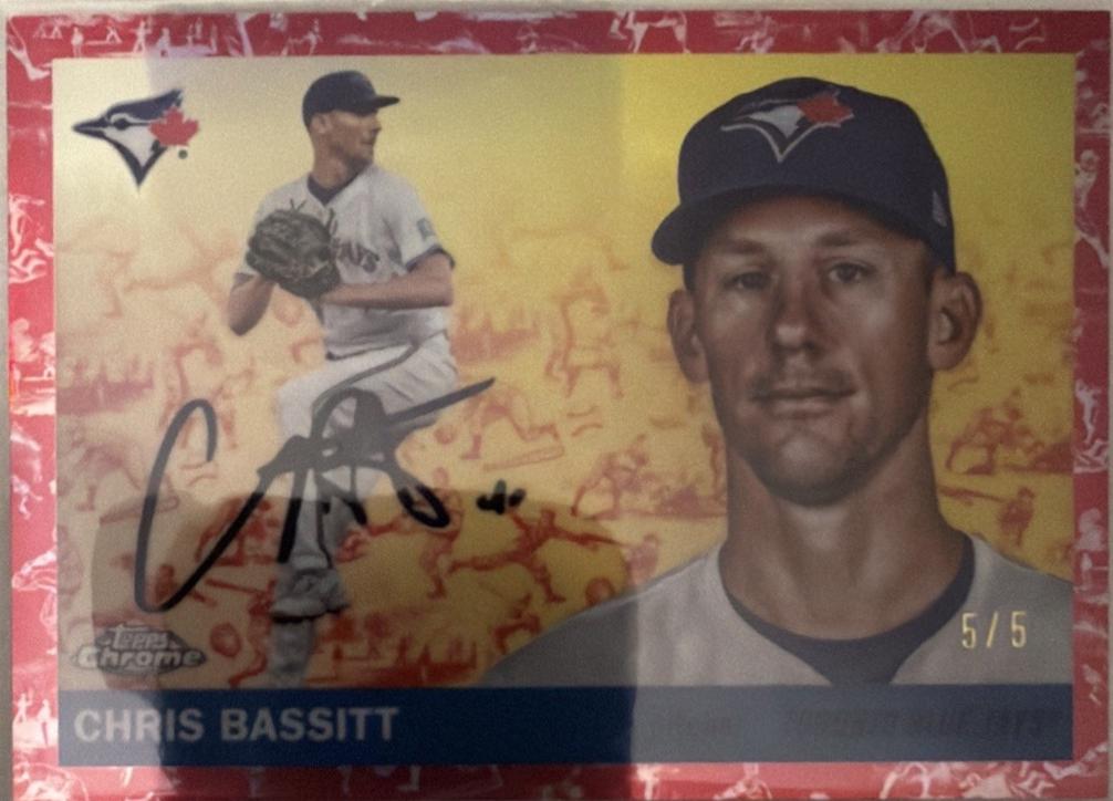 Chris Bassitt [Toile Cream Red Refractor] #195